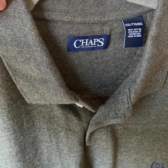 Chaps Polo Men’s Green EUC Business Casual Shirt - Size XXL - Picture 10 of 15